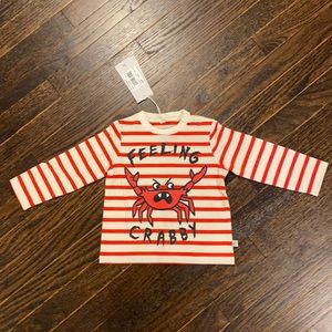 Stella McCartney Kids “Feeling Crabby” shirt (NWT)